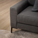 Tulbagh 4-Seater Fabric Couch - Juniper Graphite - 8