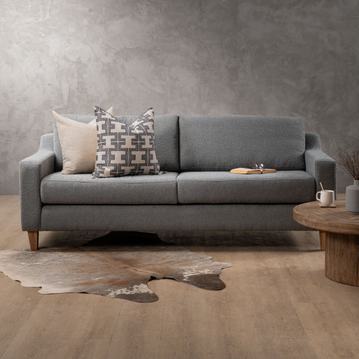 Douglas 3-Seater Fabric Couch - Dove Grey - 3