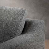 Douglas 3-Seater Fabric Couch - Dove Grey - 7