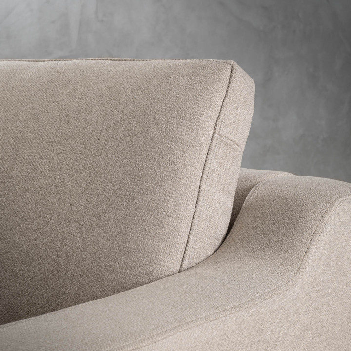 Douglas 3-Seater Fabric Couch - Nordic Sand - 8