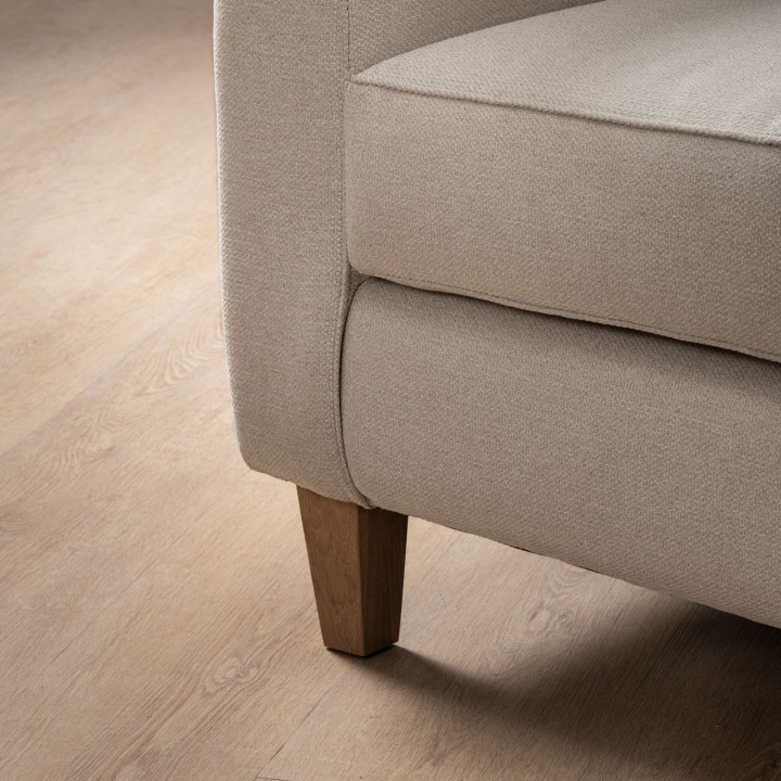Douglas 3-Seater Fabric Couch - Nordic Sand - 9