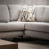 Tulbagh Fabric Corner Couch Right - Dusted Taupe - 4