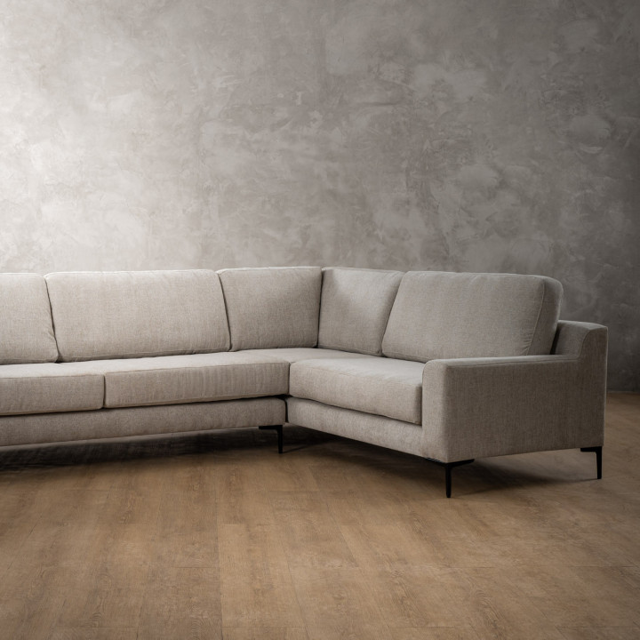 Tulbagh Fabric Corner Couch Right - Dusted Taupe - 6