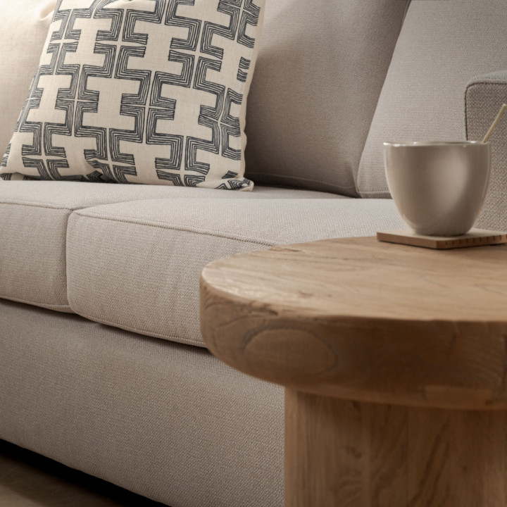 Westerman 3-Seater Fabric Couch - Nordic Sand - 3