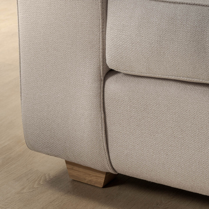 Westerman 3-Seater Fabric Couch - Nordic Sand - 7