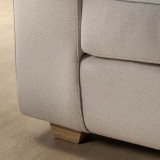 Westerman 3-Seater Fabric Couch - Nordic Sand - 7