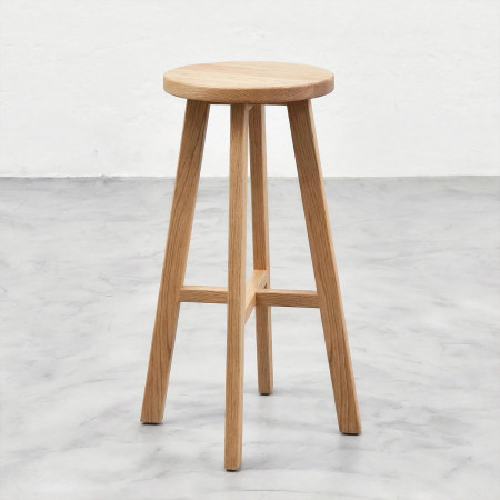 Demo - Rhodes Tall Bar Stool - Oak - 1