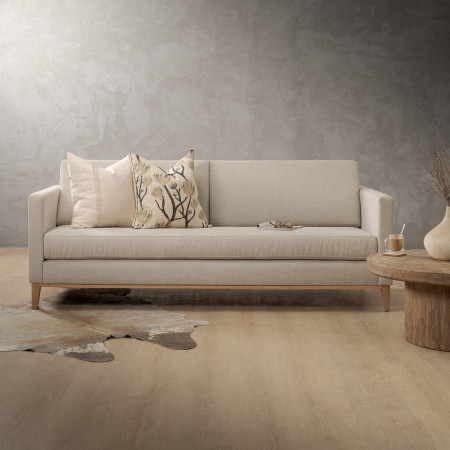Cape Town 3 Seater Fabric Couch - Juniper Stone