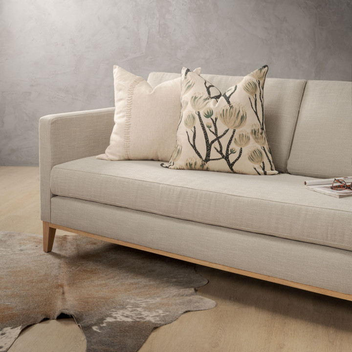 Cape Town 3-Seater Fabric Couch - Juniper Stone - 4