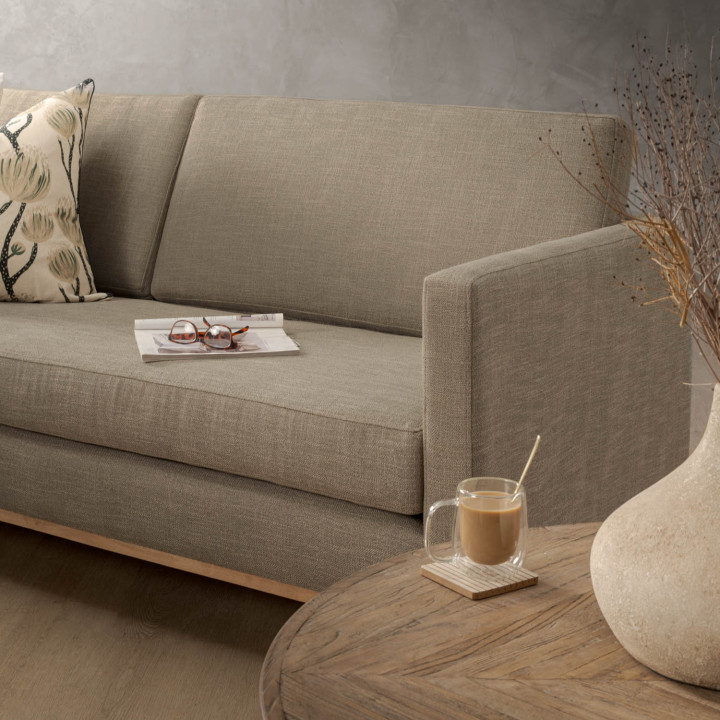 Cape Town 3-Seater Fabric Couch - Juniper Taupe - 5