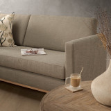 Cape Town 3-Seater Fabric Couch - Juniper Taupe - 5