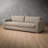 Clanwilliam 3-Seater Fabric Couch - Stone Pixels - 2