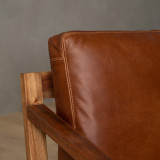 Clarens 2-Seater Leather Couch - Blackwood - Butterscotch - 7
