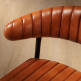 Nivo Leather Dining Chair - Bourbon - 6