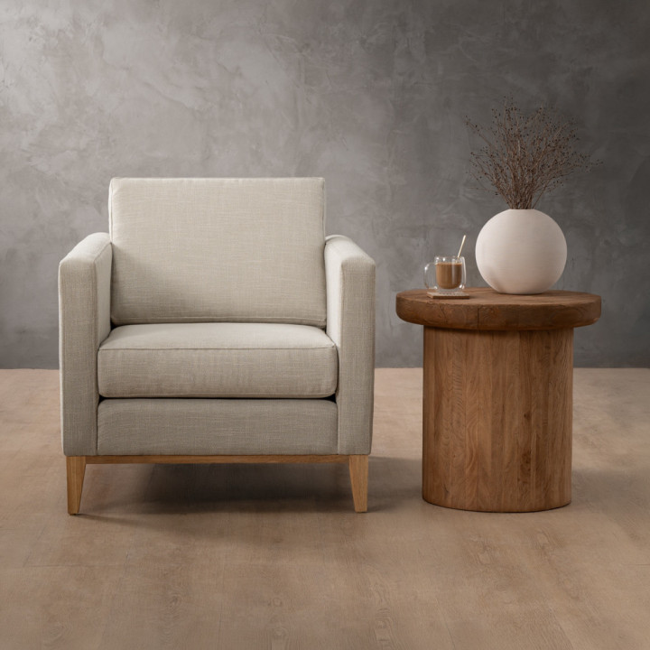 Cape Town Fabric Armchair - Juniper Stone - 2