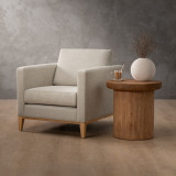 Cape Town Fabric Armchair - Juniper Stone - 3