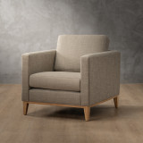 Cape Town Fabric Armchair - Juniper Taupe - 1