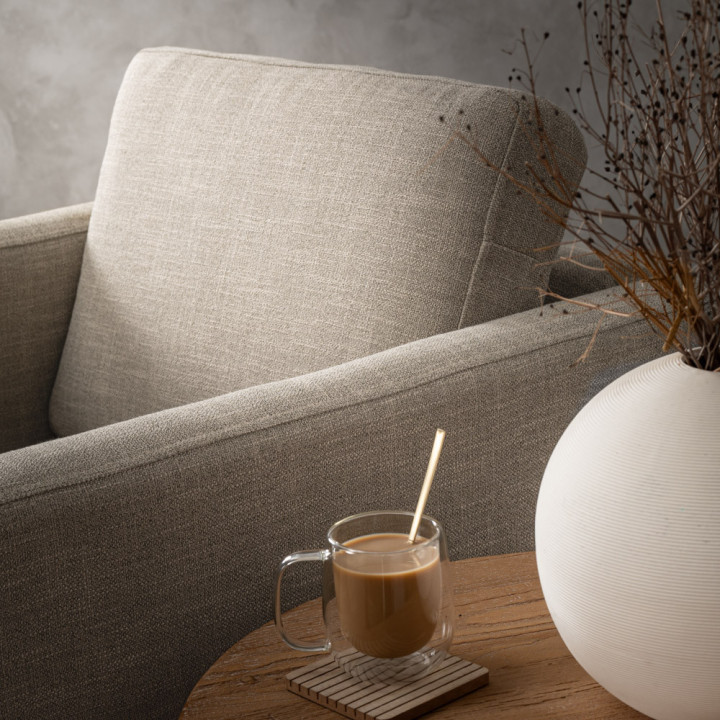 Cape Town Fabric Armchair - Juniper Taupe - 4