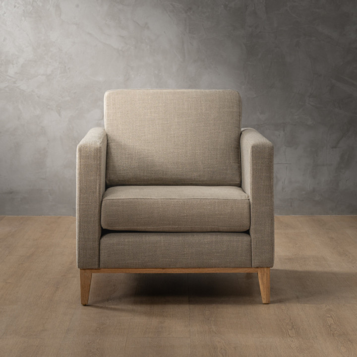 Cape Town Fabric Armchair - Juniper Taupe - 5