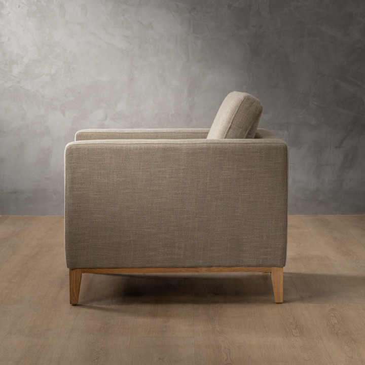 Cape Town Fabric Armchair - Juniper Taupe - 6