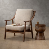 Mariclaire Fabric Armchair - Monarch Luna - 3