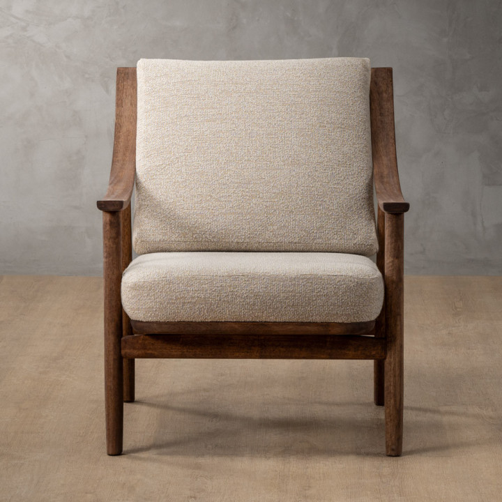 Mariclaire Fabric Armchair - Monarch Luna - 4