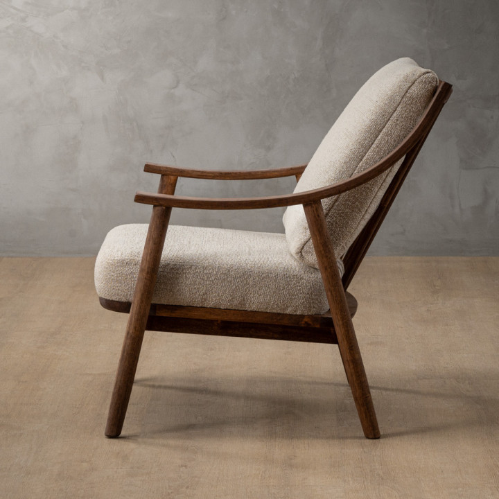 Mariclaire Fabric Armchair - Monarch Luna - 5