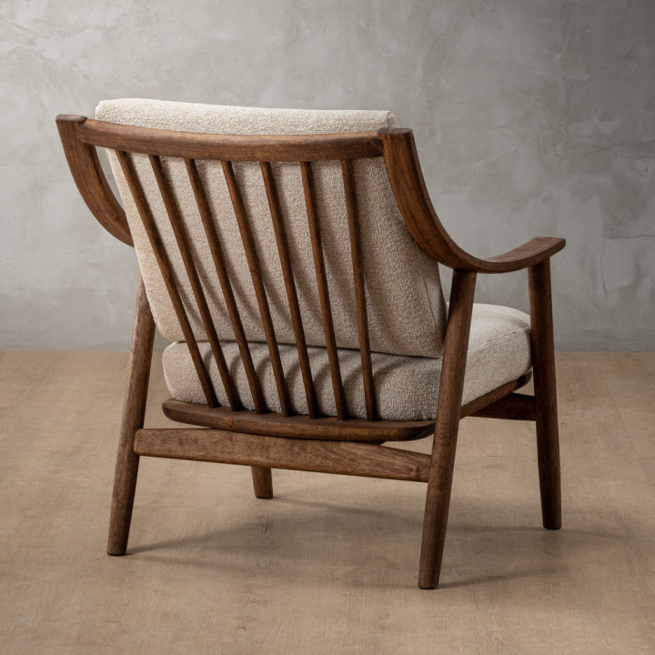 Mariclaire Fabric Armchair - Monarch Luna - 6