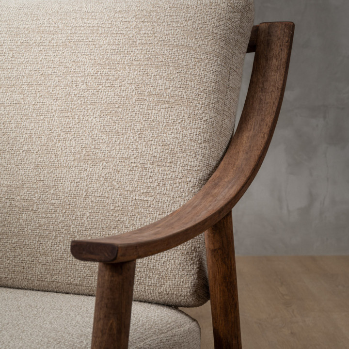 Mariclaire Fabric Armchair - Monarch Luna - 8
