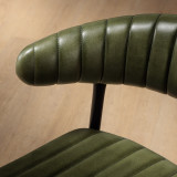 Nivo Leather Dining Chair - Vintage Green - 6