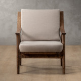 Mariclaire Fabric Armchair - Nordic Sand - 4