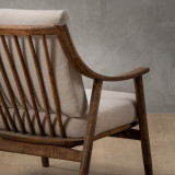 Mariclaire Fabric Armchair - Nordic Sand - 7
