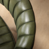 Nivo Leather Dining Chair - Vintage Green - 7