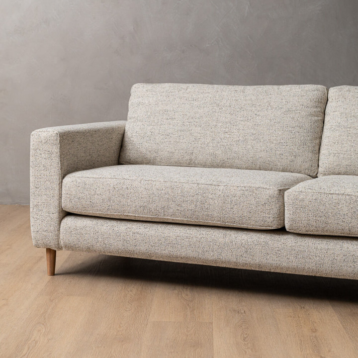 Demo - Parys 3-Seater Fabric Couch - Sandstone - 6