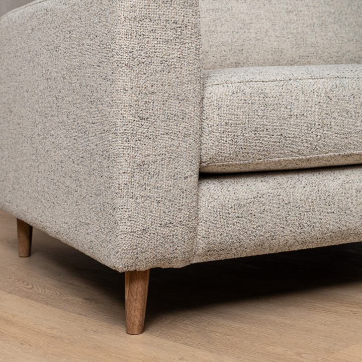 Demo - Parys 3-Seater Fabric Couch - Sandstone - 7