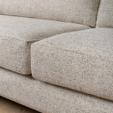 Demo - Parys 3-Seater Fabric Couch - Sandstone - 8