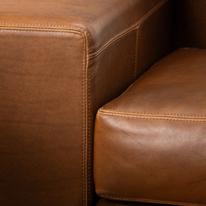 Demo - Karoo 2-Seater Leather Couch - Butterscotch - 8
