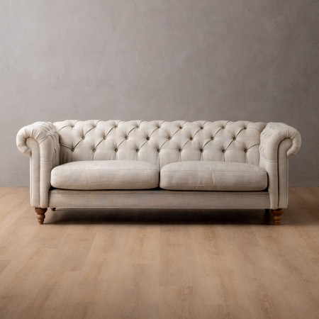Merachelle 3-Seater Couch - Frosted Taupe