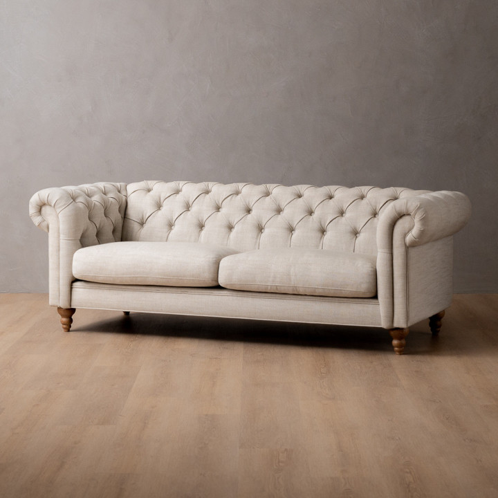 Merachelle 3-Seater Couch - Frosted Taupe - 4