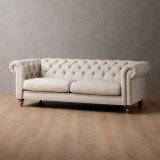 Merachelle 3-Seater Couch - Frosted Taupe - 4