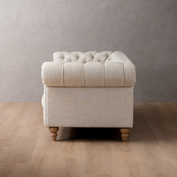 Merachelle 3-Seater Couch - Frosted Taupe - 5