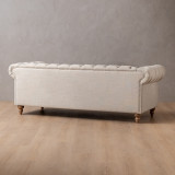 Merachelle 3-Seater Couch - Frosted Taupe - 6