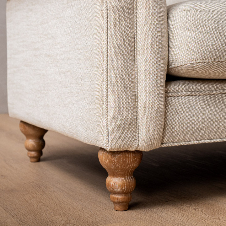 Merachelle 3-Seater Couch - Frosted Taupe - 11