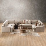 Windermere Modular U-Shape Couch - Latté - 6