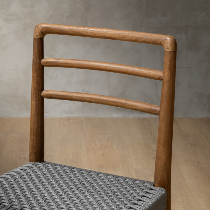 Sawyer Dining Chair - Grey - 6