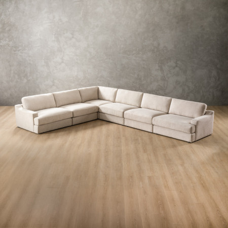 Windermere Extra Large Modular Corner Couch - Latté - 1
