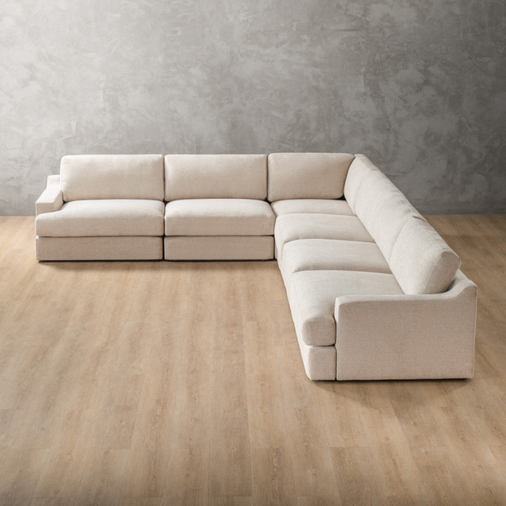 Windermere Extra Large Modular Corner Couch - Latté - 9