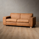 Demo - Karoo 2-Seater Leather Couch - Caramel - 7