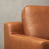 Demo - Tulbagh Large 3-Seater Leather Couch - Ginger - 5