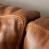Demo - 2.2m Westerman Leather Couch - Butterscotch - 6